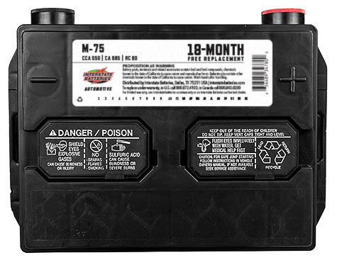 Batería de Coche 75Ah  Cema Dynamic +Izq. - AG baterías