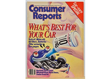 Portada de la revista Consumer Reports