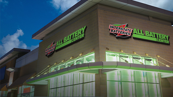 Exterior de una tienda All Battery Center